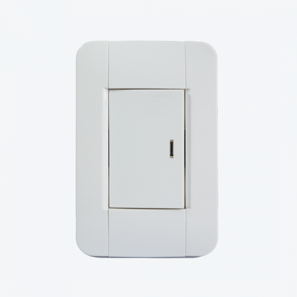 Interruptor simple 4x6 Kelly Next blanco 10A-250V