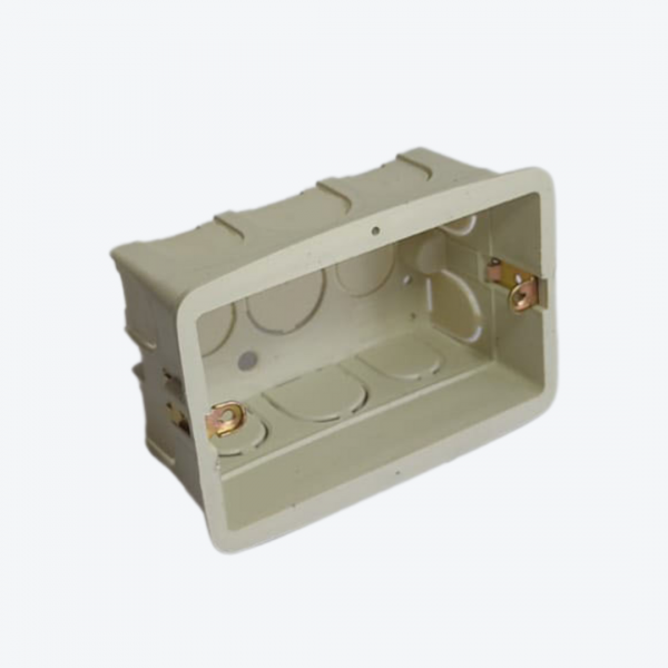 Caja rectangular para empotrar